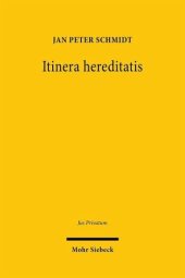 book Itinera hereditatis: Strukturen der Nachlassabwicklung in historisch-vergleichender Perspektive