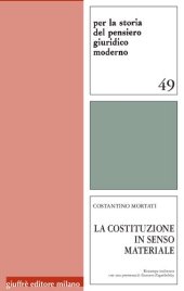 book La costituzione in senso materiale