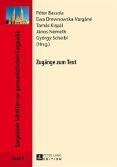 book Zugänge zum Text