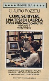 book Come scrivere una tesi di laurea con il personal computer