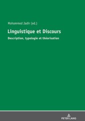 book Linguistique et Discours: Description, Typologie et Théorisation (French Edition)