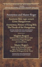 book Anonymus and Master Roger (Central European Medieval Texts)