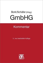 book GmbHG: Kommentar zum GmbH-Gesetz