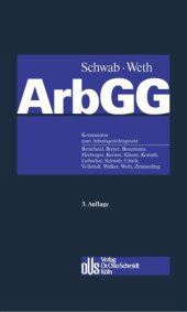 book Arbeitsgerichtsgesetz: Kommentar