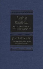 book Against Rousseau: On the State of Nature and On the Sovereignty of the People