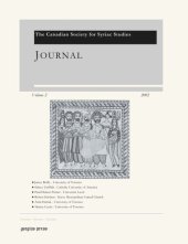 book Journal of the Canadian Society for Syriac Studies 2