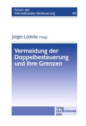 book Vermeidung der Doppelbesteuerung und ihre Grenzen