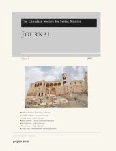 book Journal of the Canadian Society for Syriac Studies 7