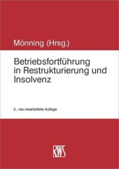 book Betriebsfortführung in Restrukturierung und Insolvenz