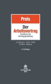 book Der Arbeitsvertrag: Handbuch der Vertragspraxis und -gestaltung.