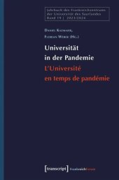 book Universität in der Pandemie / L'Université en temps de pandémie