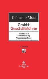 book GmbH-Geschäftsführer: Rechts- und Steuerberatung.