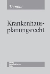 book Krankenhausplanungsrecht