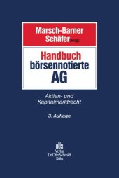 book Handbuch börsennotierte AG: Aktien- und Kapitalmarktrecht