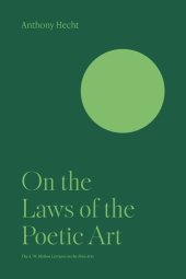 book On the Laws of the Poetic Art