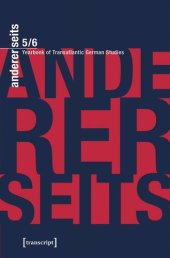 book andererseits - Yearbook of Transatlantic German Studies: Vol. 5/6, 2016/17