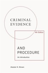 book Criminal Evidence and Procedure: An Introduction