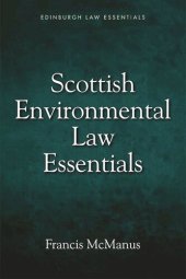 book Scottish Environmental Law Essentials