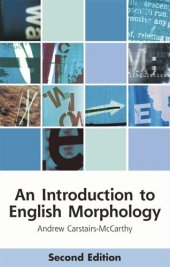 book An Introduction to English Morphology: Words and Their Structure (2nd edition)