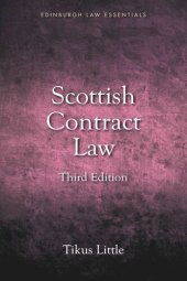 book Scottish Contract Law Essentials