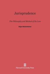 book Jurisprudence: The Philosophy and Method of the Law