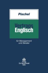 book Vertragsenglisch: für Management und Berater