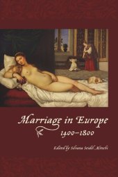 book Marriage in Europe, 1400-1800