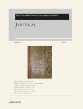 book Journal of the Canadian Society for Syriac Studies 10