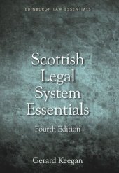 book Scottish Legal System Essentials