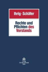 book Rechte und Pflichten des Vorstands