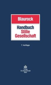 book Handbuch Stille Gesellschaft: Gesellschaftsrecht – Steuerrecht