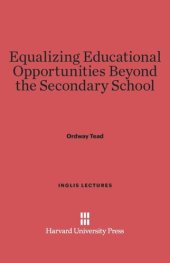 book Equalizing Educational Opportunities Beyond the Secondary School