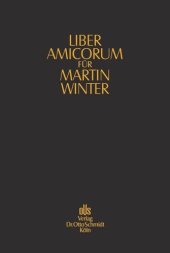 book Liber amicorum für Martin Winter