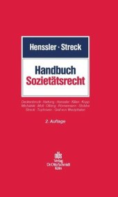 book Handbuch Sozietätsrecht