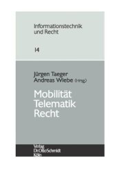 book Mobilität -Telematik - Recht