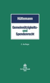 book Gemeinnützigkeits- und Spendenrecht