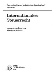 book Internationales Steuerrecht