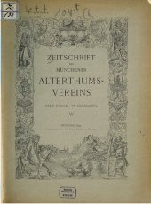 book Zeitschrift des Münchener Alterthumsvereins