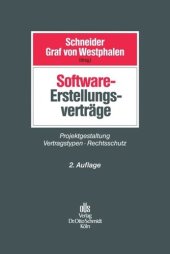 book Software-Erstellungsverträge