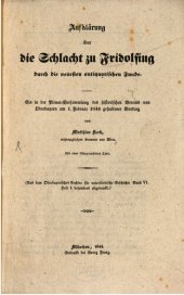 book Aufklärung über die Schlacht zu Fridolfing durch die neuesten antiquarischen Funde