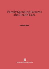 book Family Spending Patterns and Health Care