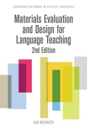 book Materials Evaluation and Design for Language Teaching