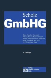 book GmbH-Gesetz: Band 1 §§ 1 - 34 [u.a.]