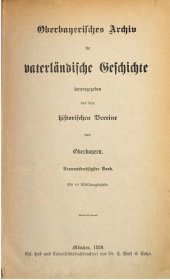 book Oberbayerisches Archiv für vaterländische Geschichte