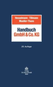 book Handbuch GmbH & Co. KG: Gesellschaftsrecht – Steuerrecht