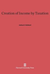 book Creation of Income by Taxation