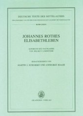 book Johannes Rothes Elisabethleben: Aufgrund des Nachlasses von Helmut Lomnitzer