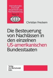 book Die Besteuerung von Nachlässen in den einzelnen US-amerikanischen Bundesstaaten