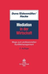 book Mediation in der Wirtschaft: Wege zum professionellen Konfliktmanagement