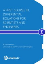 book A First Course in Differential Equations for Scientists and Engineers